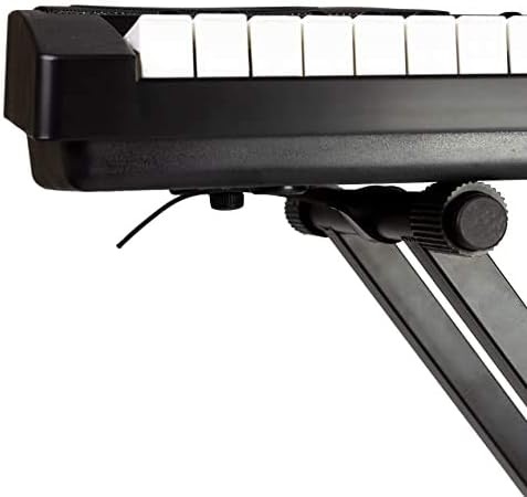 image:imageRockJam RJX29 Adjustable X Frame Keyboard Stand with Locking StrapsDouble Braced Keyboard Stand
