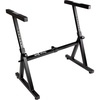 image:imageRockJam RJX29 Adjustable X Frame Keyboard Stand with Locking StrapsZShaped Heavy Duty Keyboard Stand