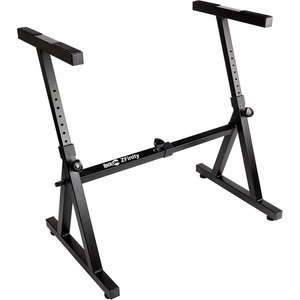 RockJam RJX29 Adjustable X Frame Keyboard Stand with Locking Straps(Z-Shaped Heavy Duty Keyboard Stand)