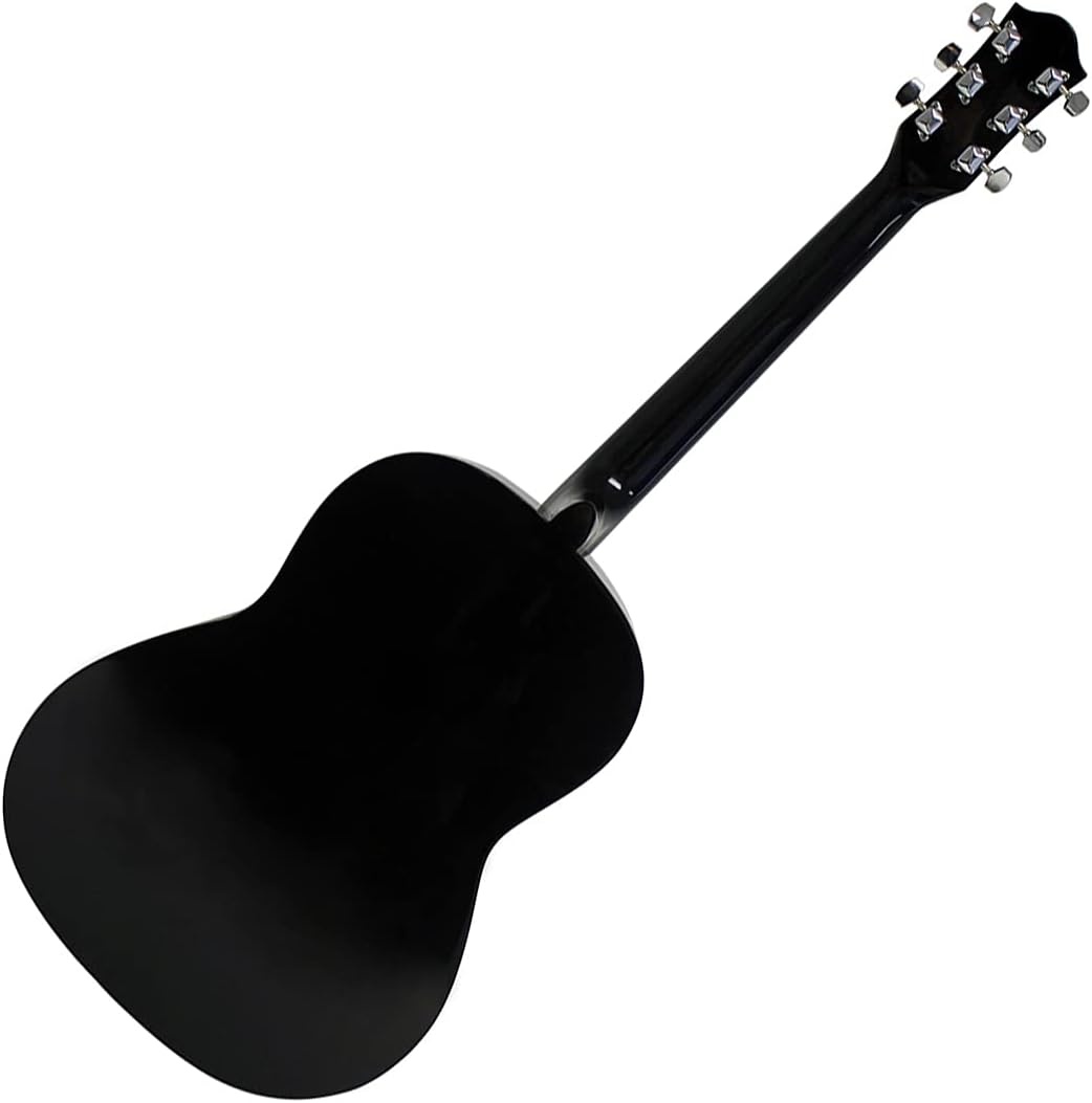 image:imageRockJam Full Size Acoustic Guitar Kit with Stand Tuner amp Bag BlackBlack