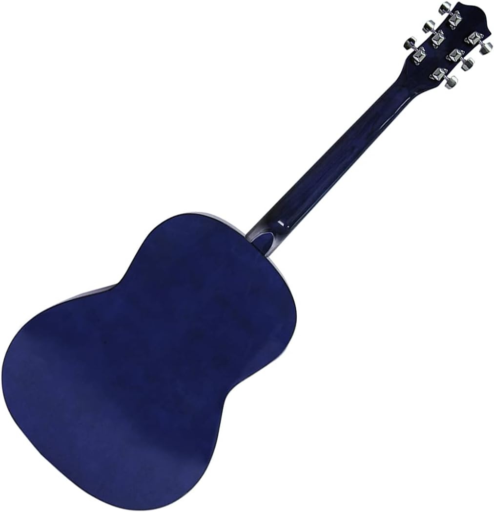 image:imageRockJam Full Size Acoustic Guitar Kit with Stand Tuner amp Bag BlackBlue