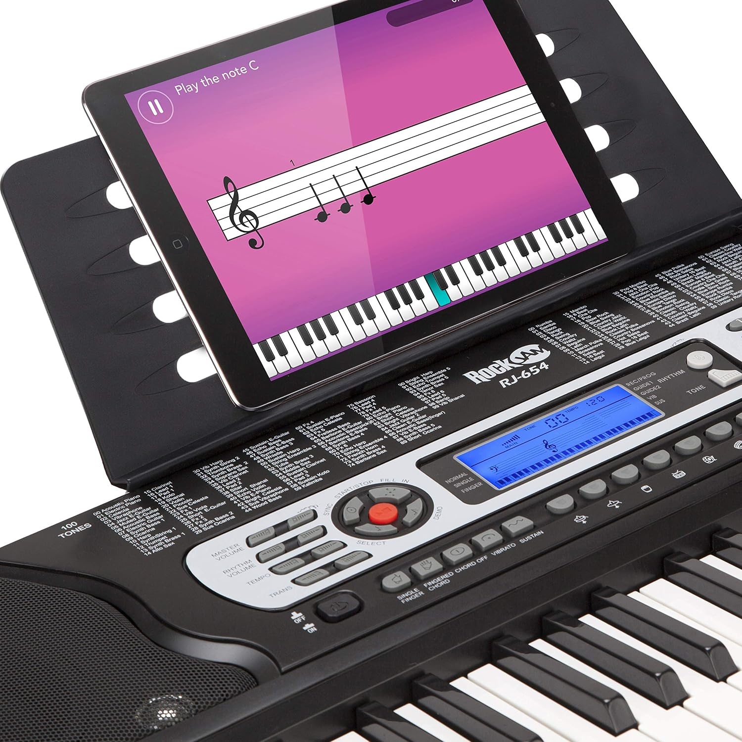 image:imageRockJam RJ361 61 Key Compact Keyboard Piano for Beginners54 Key