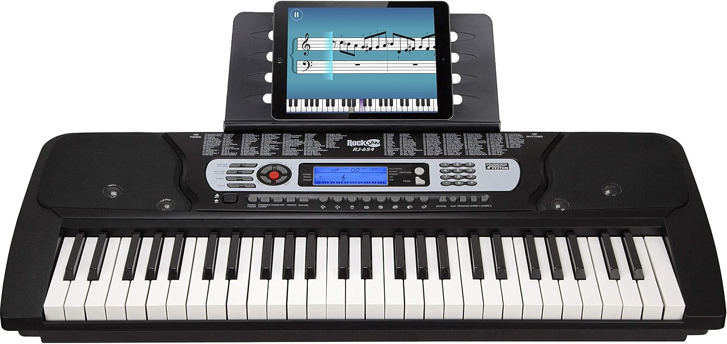 image:imageRockJam RJ361 61 Key Compact Keyboard Piano for Beginners54 Key