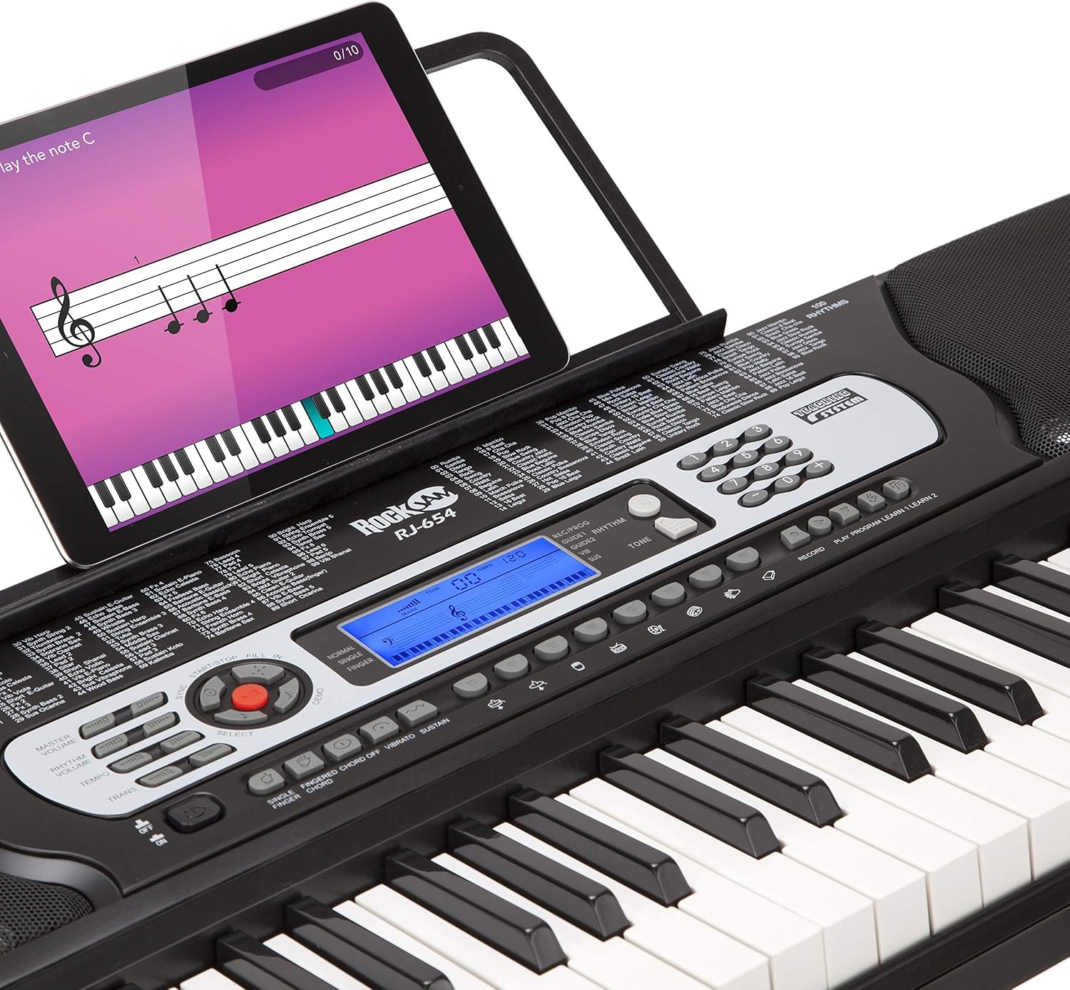image:imageRockJam RJ361 61 Key Compact Keyboard Piano for Beginners54 Key
