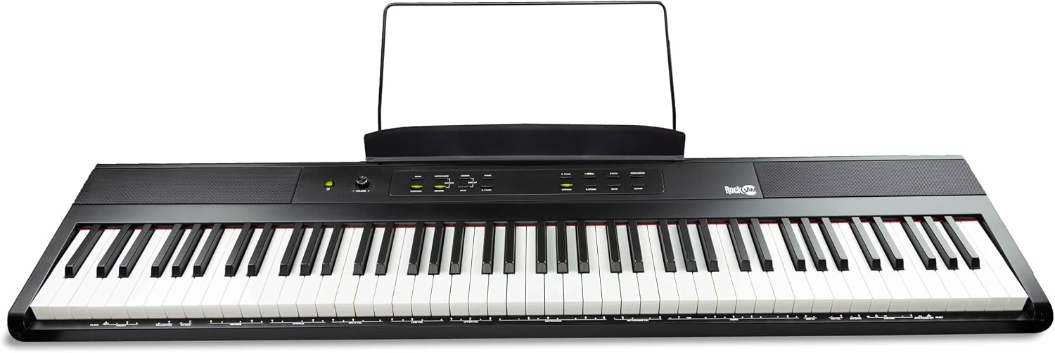 image:imageRockJam RJ361 61 Key Compact Keyboard Piano for Beginners88Key Digital Piano Button Edition