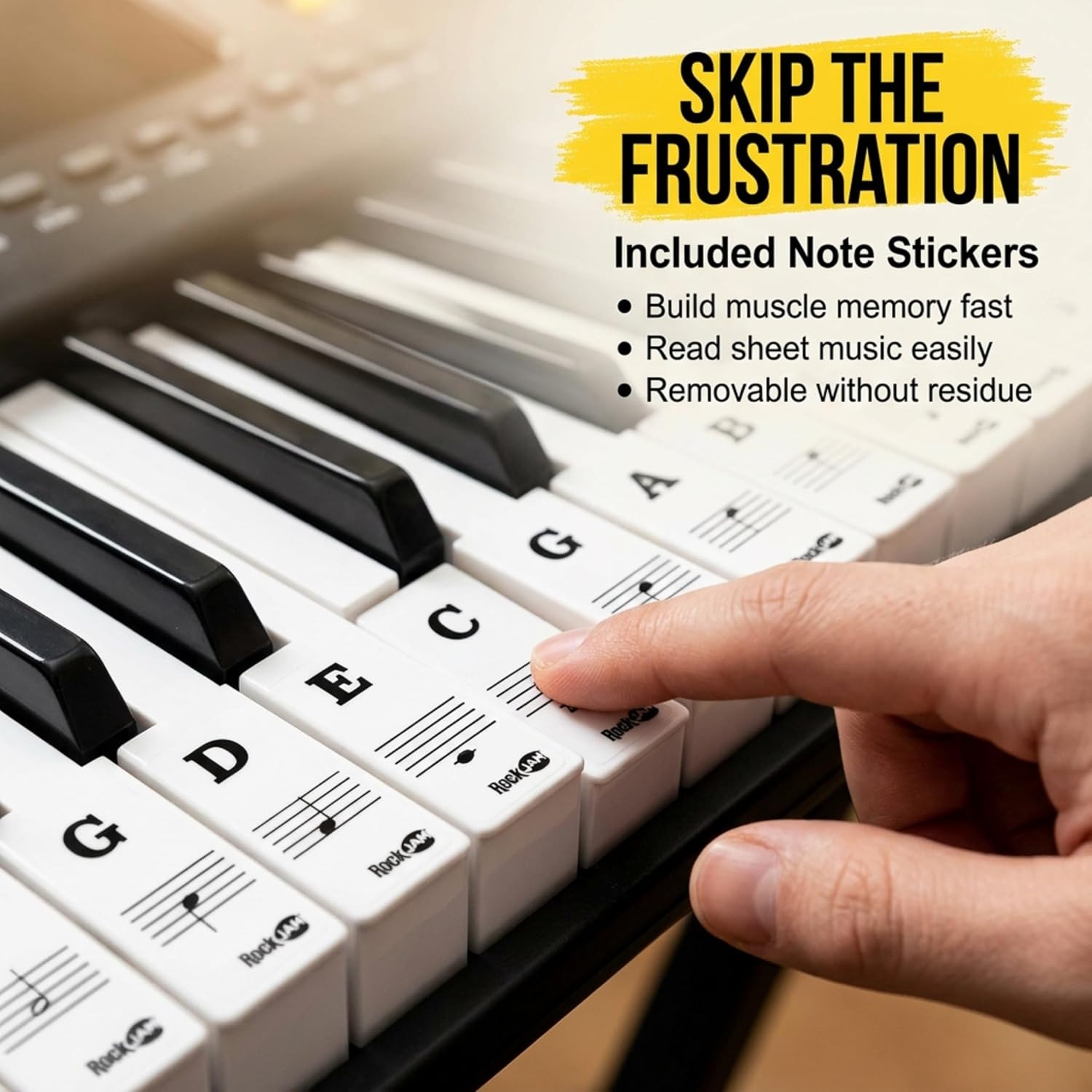 image:imageRockJam RJ361 61 Key Compact Keyboard Piano for BeginnersCompact 61 Key