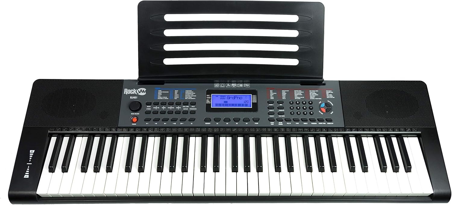 image:imageRockJam RJ461 61 Key Keyboard Piano with Pitch Bend for BeginnersModern