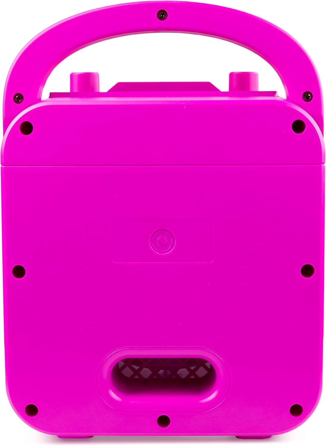image:imageRockJam 10Watt Rechargeable Bluetooth Karaoke Machine with Two Mics Lightshow amp Voice EffectsPink