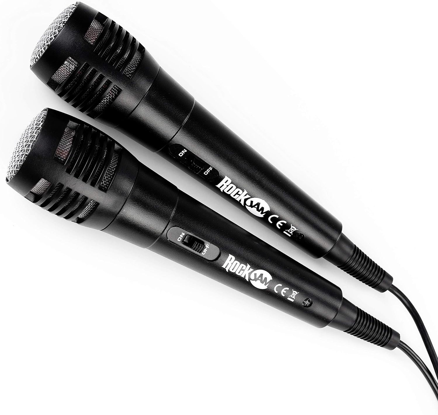 image:imageRockJam 10Watt Rechargeable Bluetooth Karaoke Machine with Two Mics Lightshow amp Voice EffectsRose Gold
