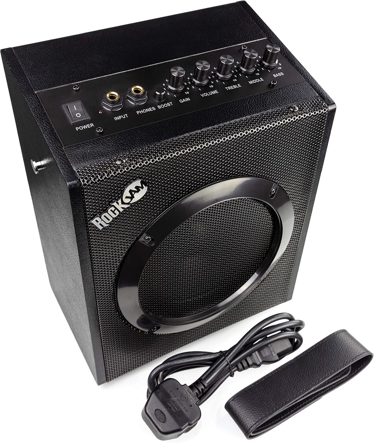 image:imageRockJam 20 Watt Electric Guitar Amplifier with Headphone Input ThreeBand EQ Overdrive amp Gain20 Watt