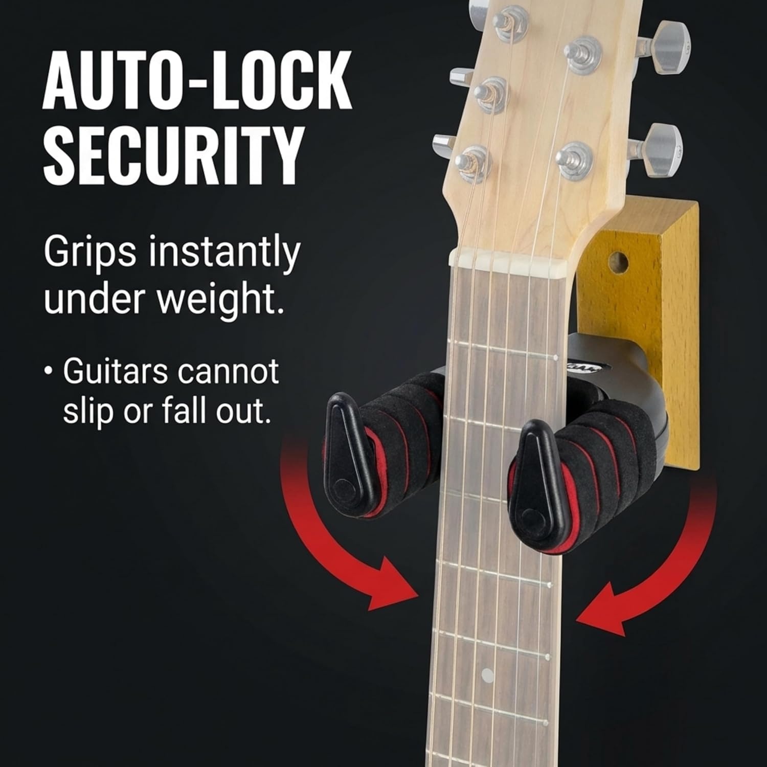 image:imageRockJam A Frame Folding Guitar Stand with Cushioned ArmsSingle