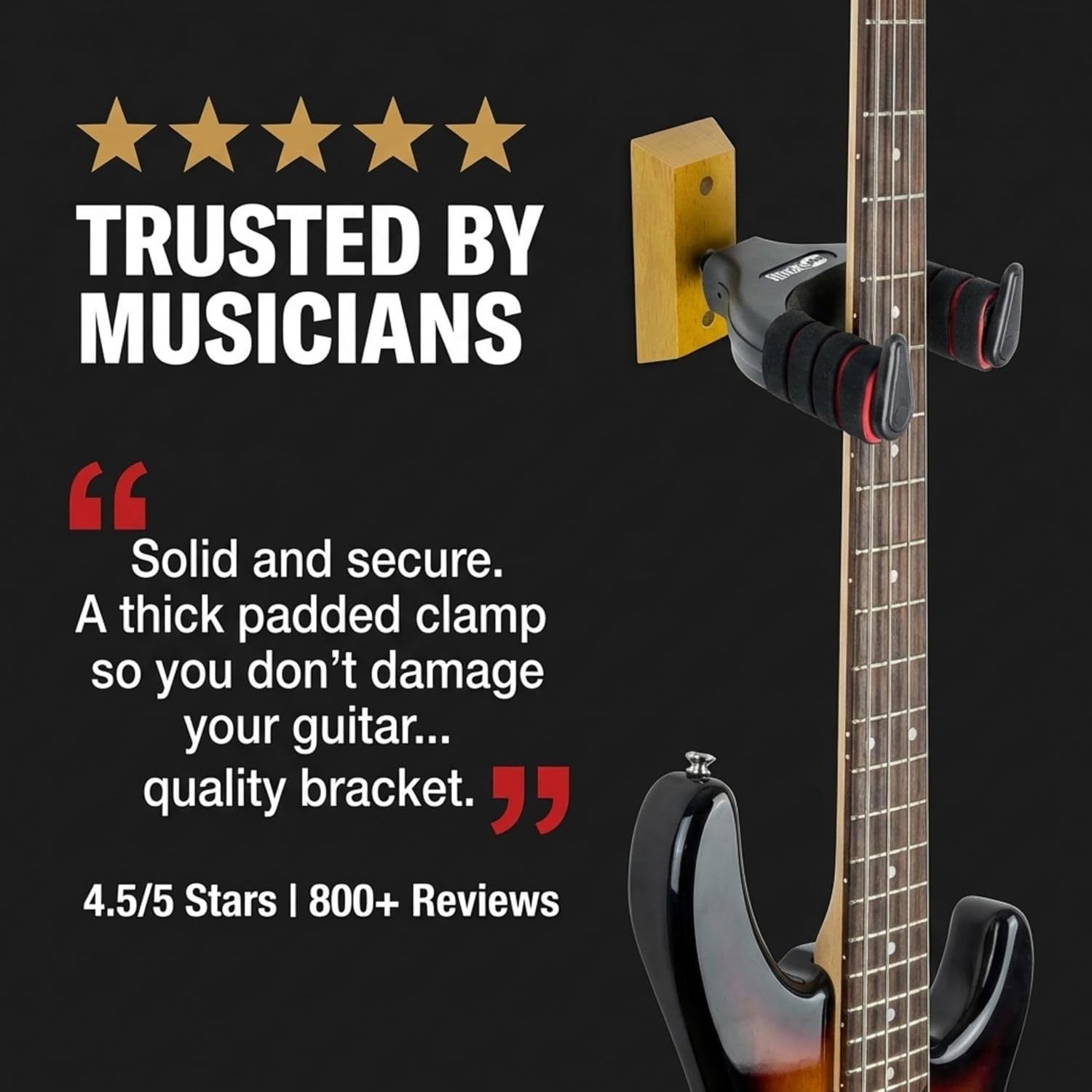 image:imageRockJam A Frame Folding Guitar Stand with Cushioned ArmsSingle