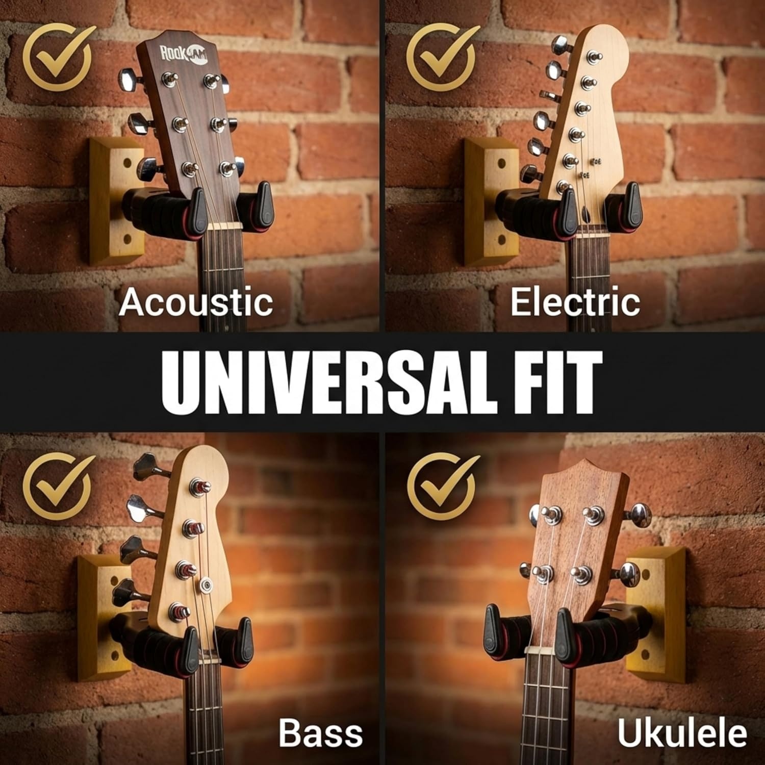 image:imageRockJam A Frame Folding Guitar Stand with Cushioned ArmsSingle