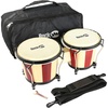 image:imageRockJam 7 amp 8 Inch Wood Bongo Drums with Bag amp Tuning Key RedNaturalRed  Natural