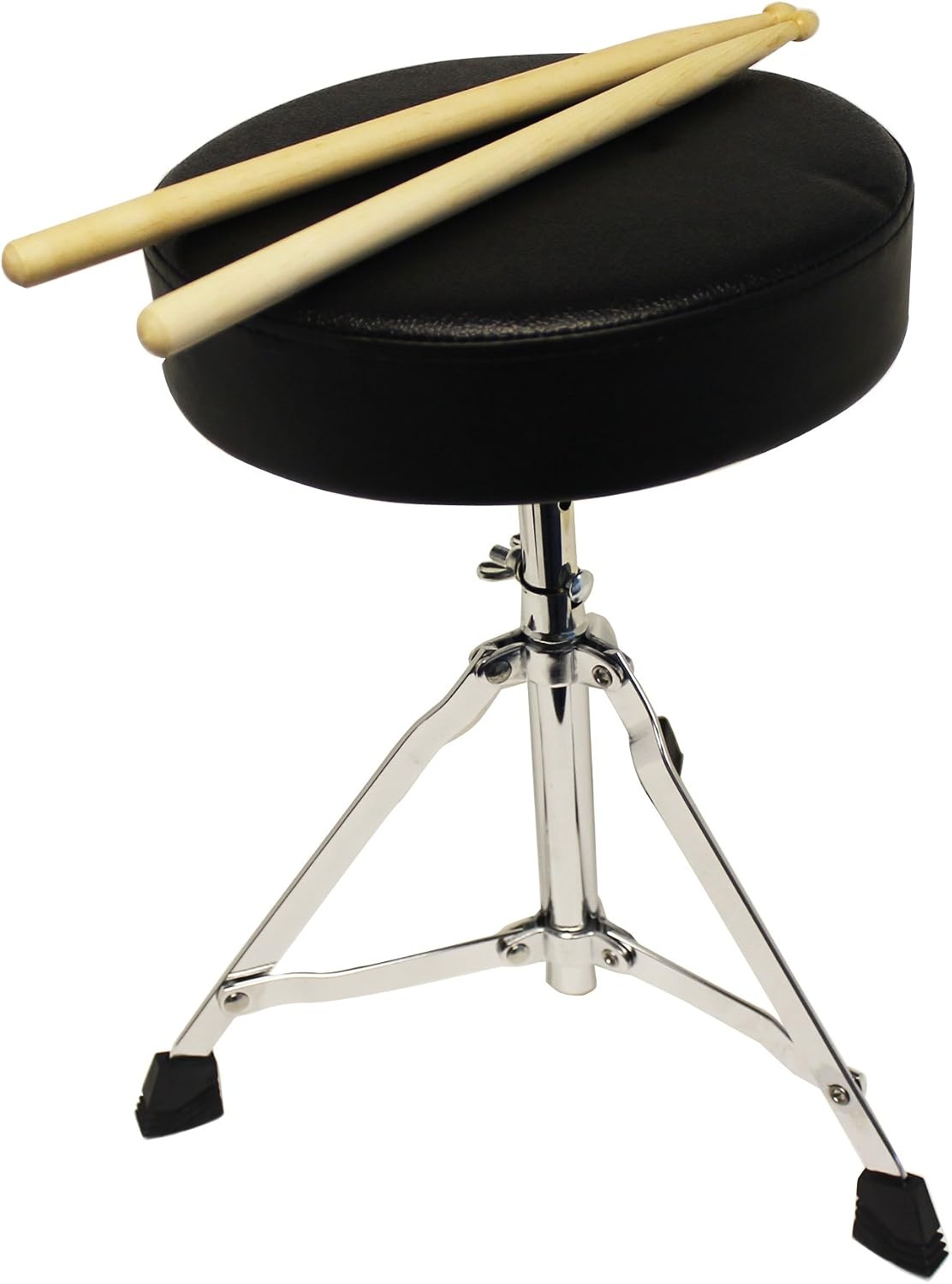 image:imageMusic Alley 3 Piece Kids Drum Set with Throne Cymbal amp Sticks BlueMetallic Red