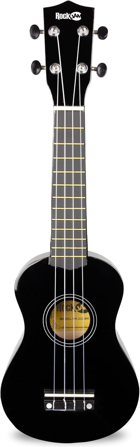 image:imageRockJam 21 Inch Soprano Ukulele with Gig Bag BlackBlack